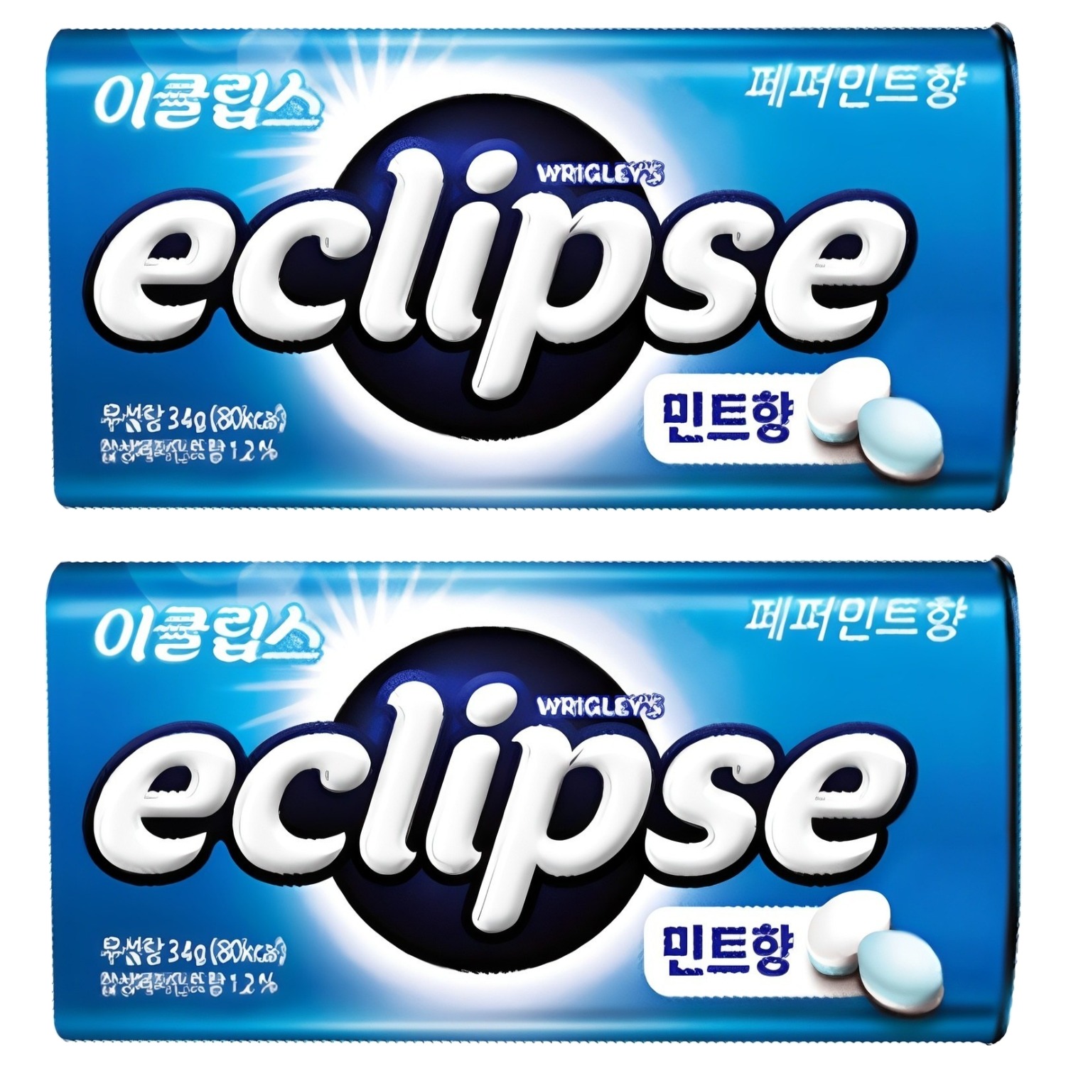 이클립스 페퍼민트향 캔디, 34g, 2개 7,320원