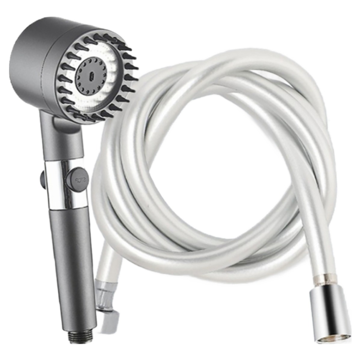 뷰몰 3단 수압 상승 온오프 필터 샤워기 호스 세트, 1개 25,000원