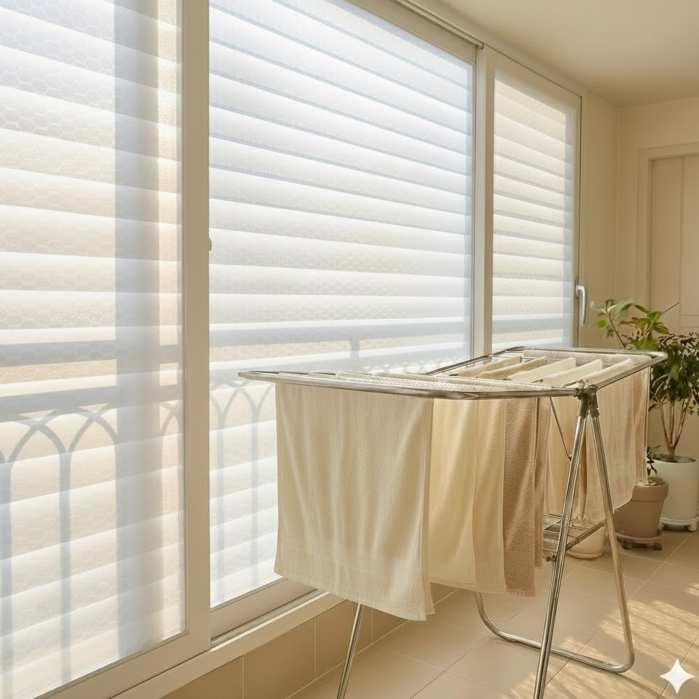 [딱포미] 물없이 붙는 창문 단열 뽁뽁이 더블(7중) 블라인드형 1m X 10m, 1개 30,800원