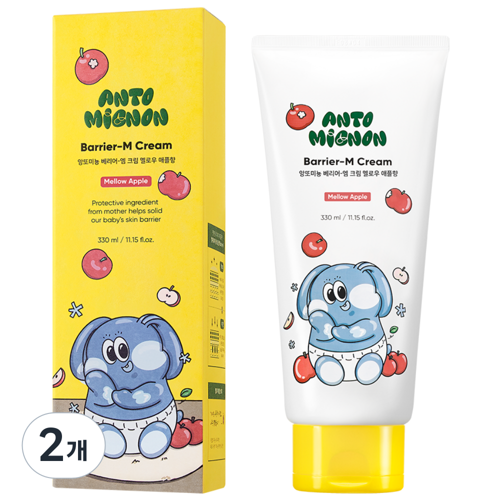 앙또미뇽 아기 보습크림 대용량 판테놀 아토 베이비 크림 멜로우애플향 36,000원