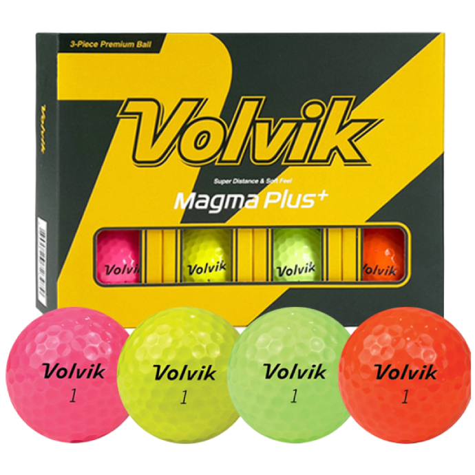 볼빅 마그마 플러스 고반발 비거리 골프공 3피스 12구, 1개, 12개입, 4색 26,900원