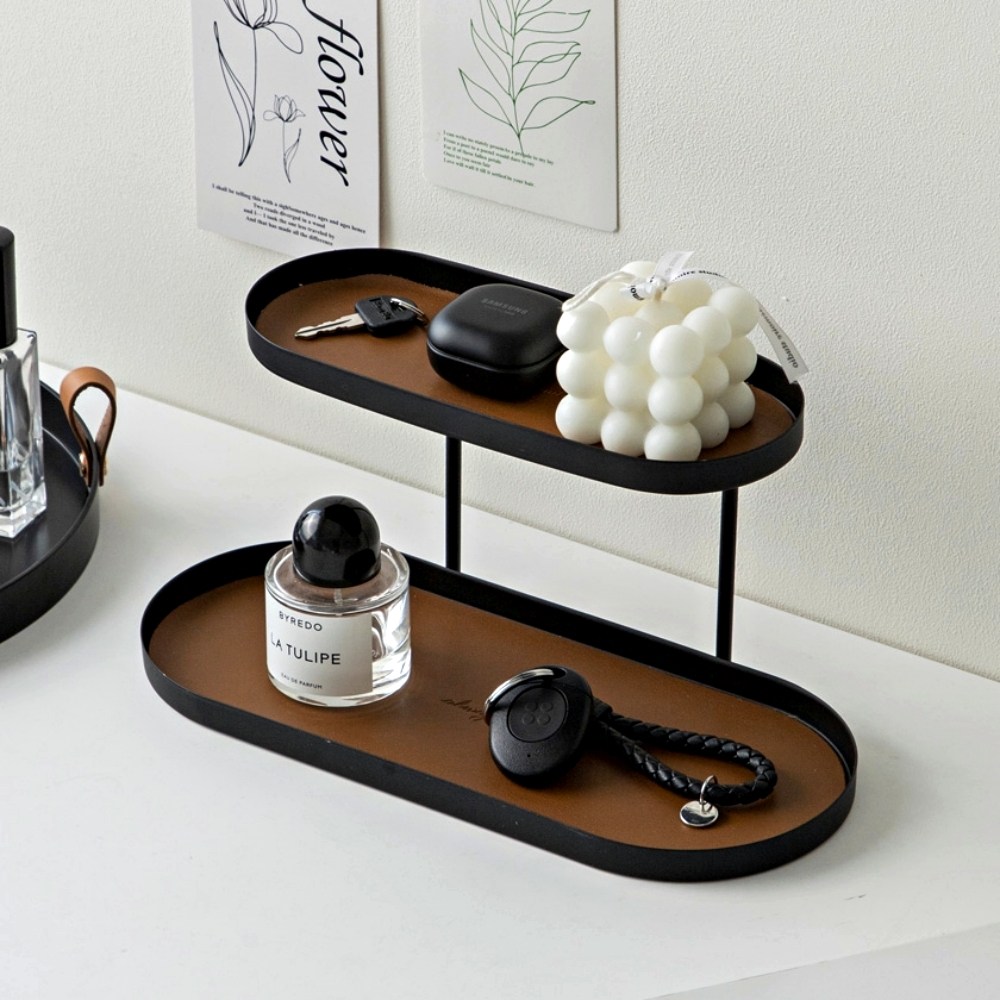 2단 화장품 향수 차키 트레이 진열장 28,000원