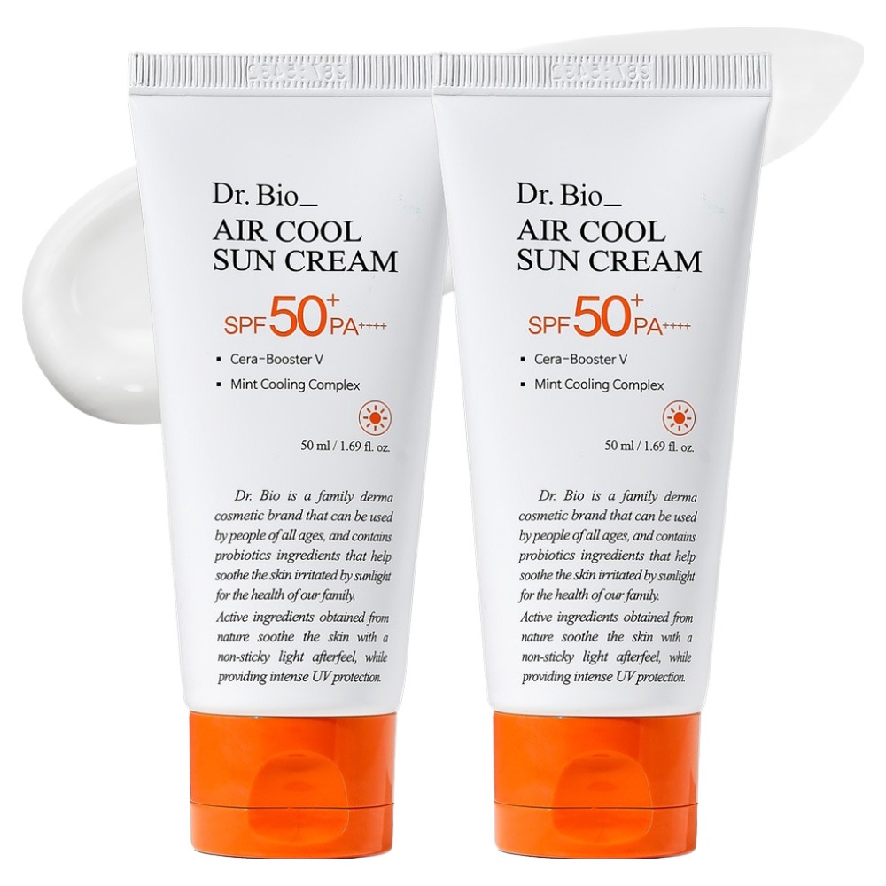 닥터바이오 에어쿨 무기자차 선크림 SPF50+ PA++++, 50ml, 2개 13,280원