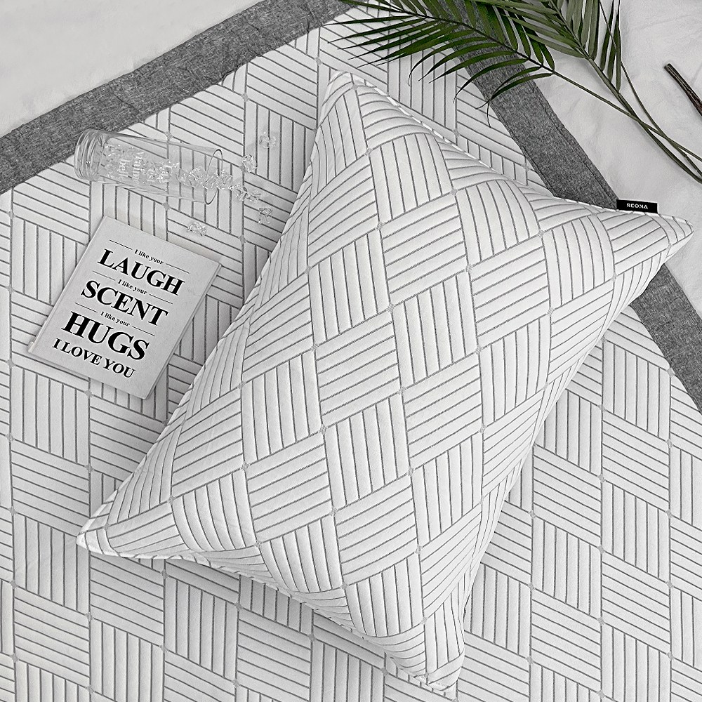 쿠아 헤링본 아이스 듀라론 쿨매트 냉감 쿨링 침대매트 침대패드 밴딩 패드시원한 에어컨매트 선풍기매트 2color 99,000원