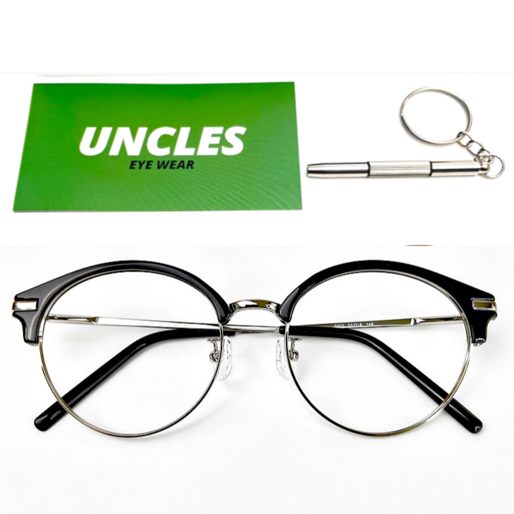 엉클스 국산 블루라이트 차단 보스턴 하금테 안경 19,900원
