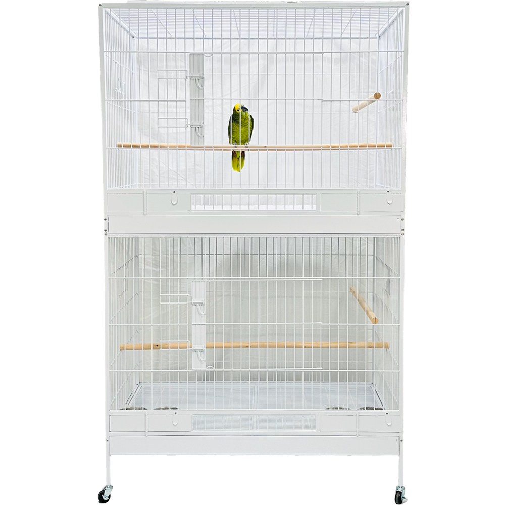 가로 120cm 대형 앵무새 새장 케이지 집 먹이통 4개 아마존 뉴기니아 779,950원