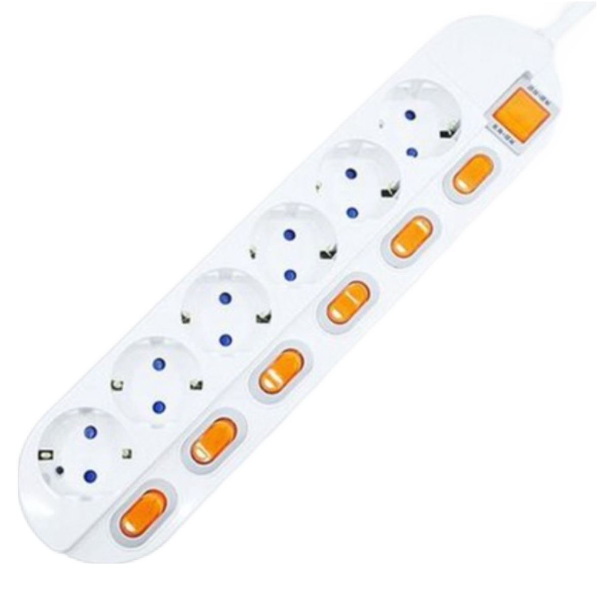 과부하차단 고용량 멀티탭 4000w 냉장고 에어컨 개별스위치 콘센트 6구 3m, 1개, 화이트, 1개, 3m 17,740원