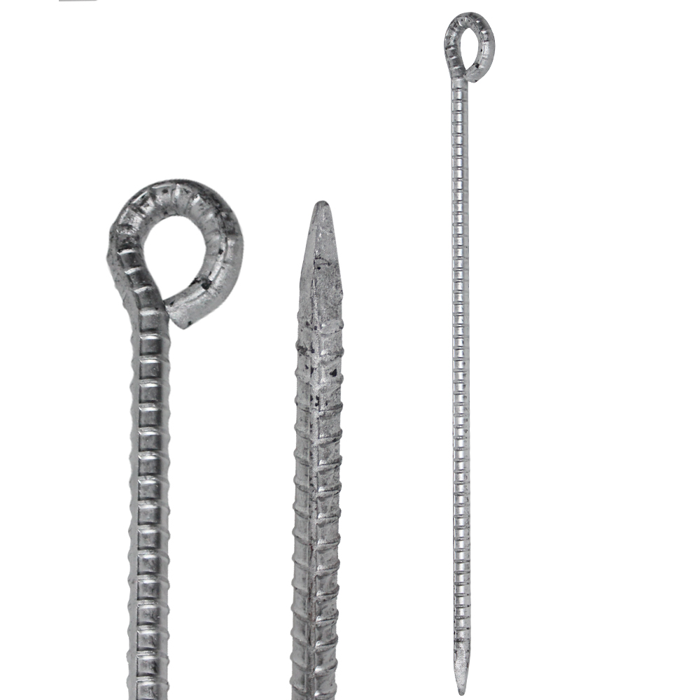 고강도 쇠말뚝 철근말뚝 지지대 단조팩 캠핑 고정말뚝 돼지꼬리 말뚝 4,500원