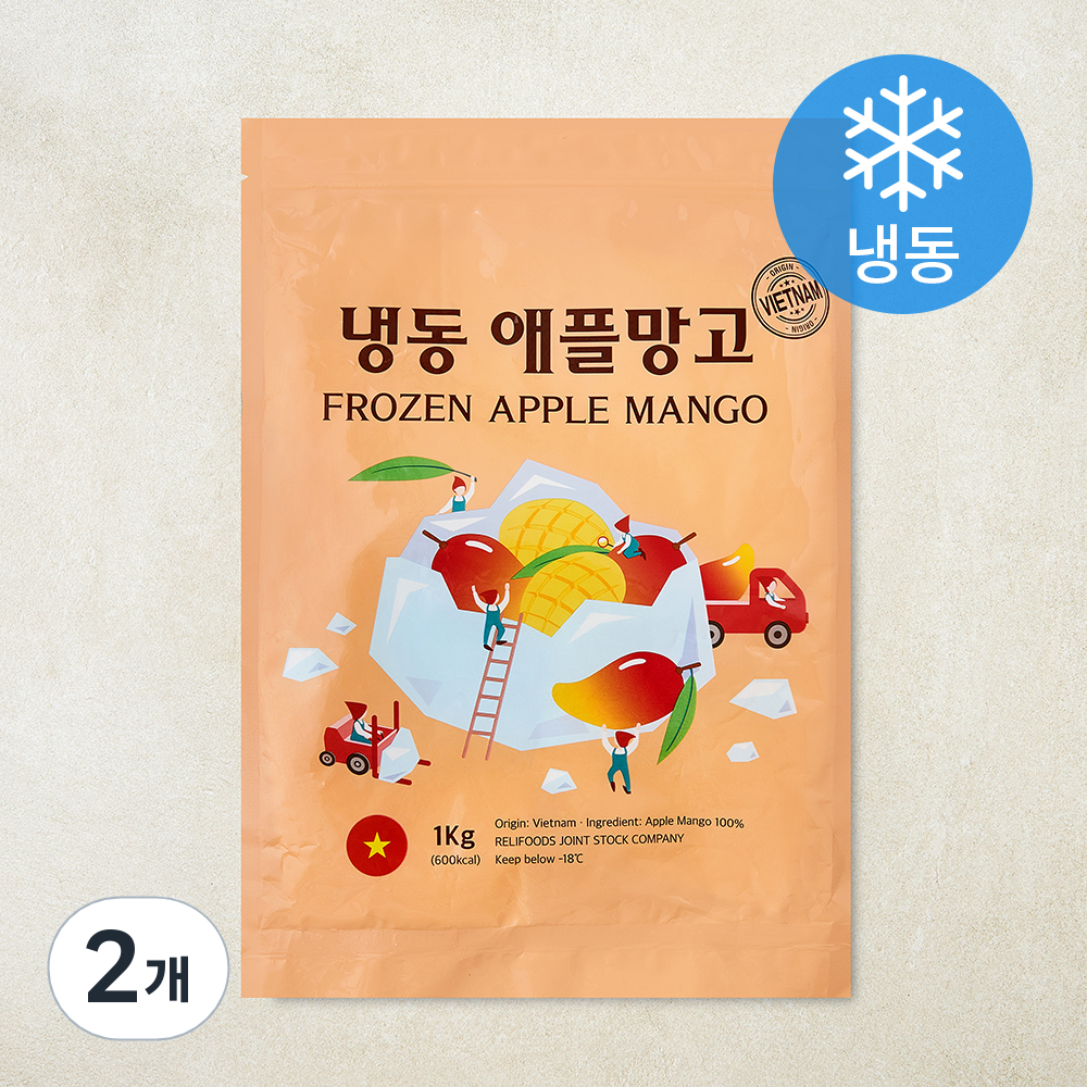 [로켓프레시] 베트남산 애플망고 (냉동) 12,390원