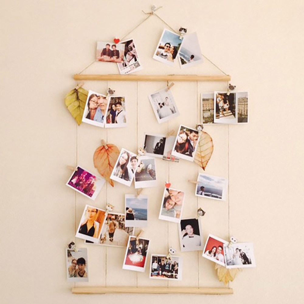 우드홈 원목 사진행거 포토보드 우드 포토 벽장식, 우드 11,000원