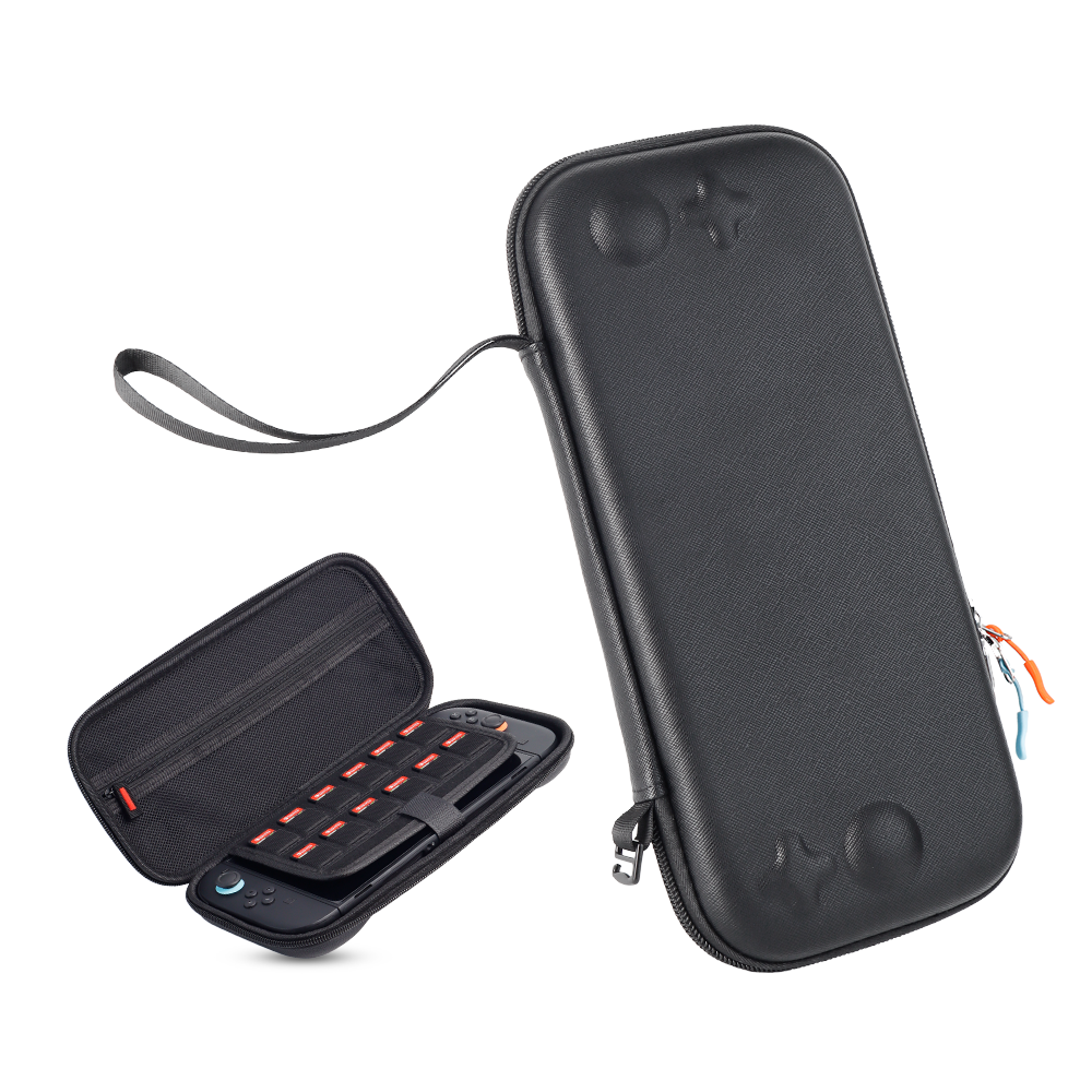 잼제이크 닌텐도 스위치2 휴대용 케이스 슬림 파우치 하드 보호 수납 가방, 1개, 블랙, NSC02 42,000원