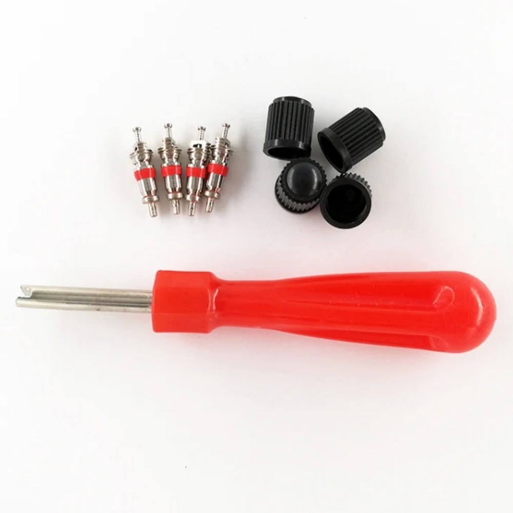 자전거 타이어 밸브코어 교체 수리 세트 키트 9P 슈레더 1,940원