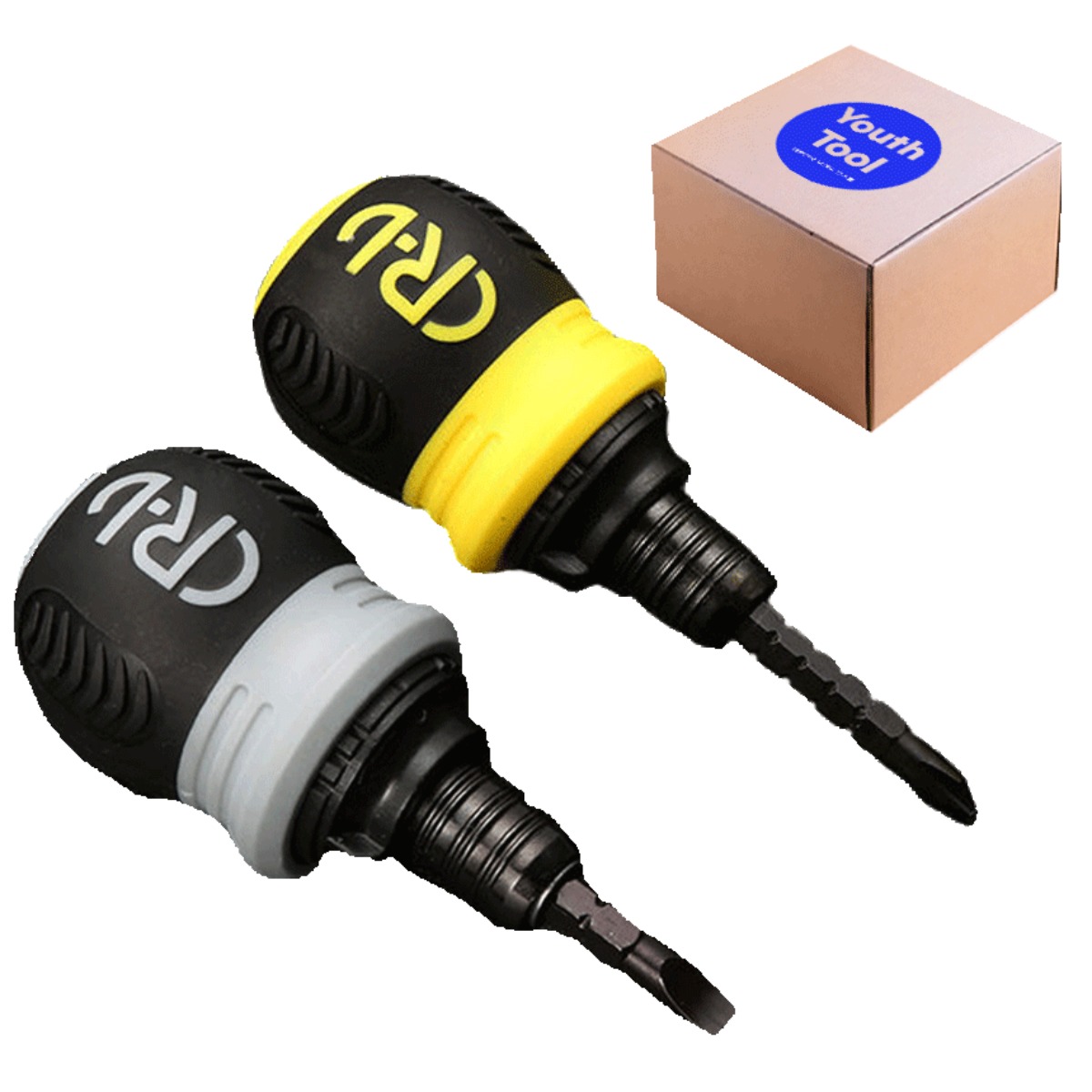 유스툴 일자 십자 라쳇 길이조절 수공구 주먹드라이버, 2개 7,980원