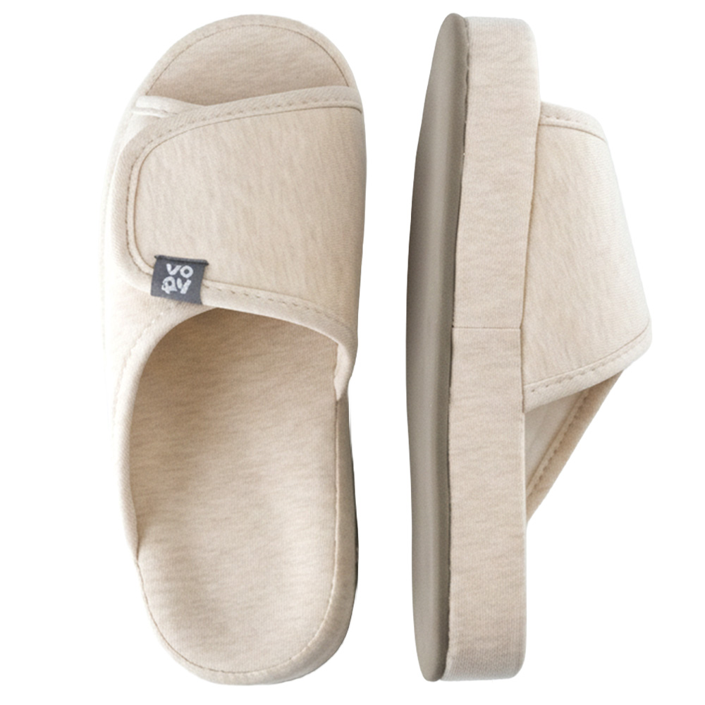 사푸니 푹신 발편한 3중쿠션 층간소음 슬리퍼 거실 실내화, 1개, 아이보리 멜란지 29,900원