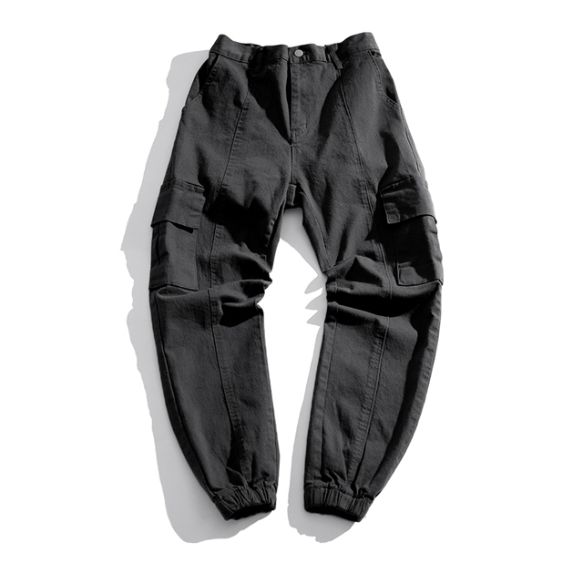 해리슨 앞 절개 카고 반밴딩 조거 팬츠 NGD1099 37,800원