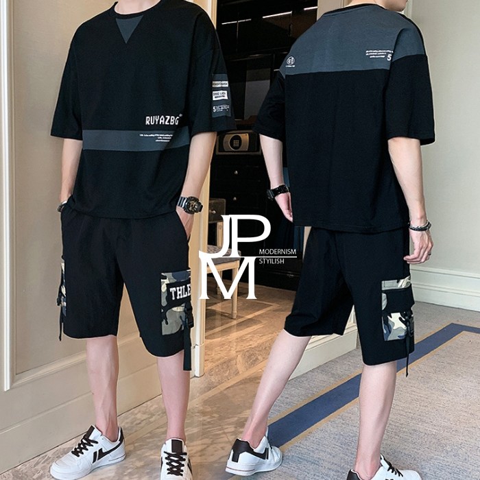 제이피엠 남자 여름 트레이닝복세트 반팔 반바지 밀리터리포인트 운동복 TS17 당일출고!! 29,800원