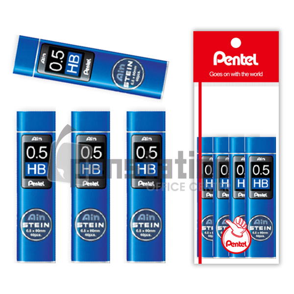 펜텔 아인슈타인 샤프심 0.5mm HB 4개/B 4개세트(펜텔 전용 포장 케이스) 12,800원