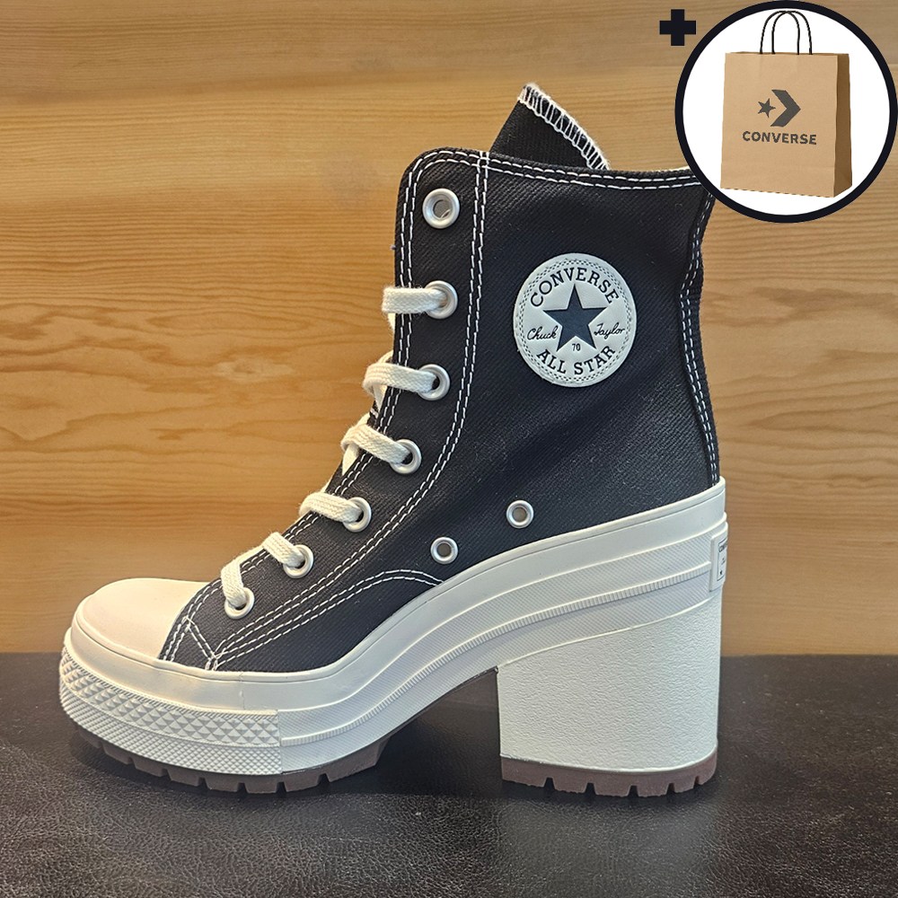 [백화점/빠른배송] 컨버스 통굽 운동화 척 70 디 럭스 힐 스니커즈 128,250원