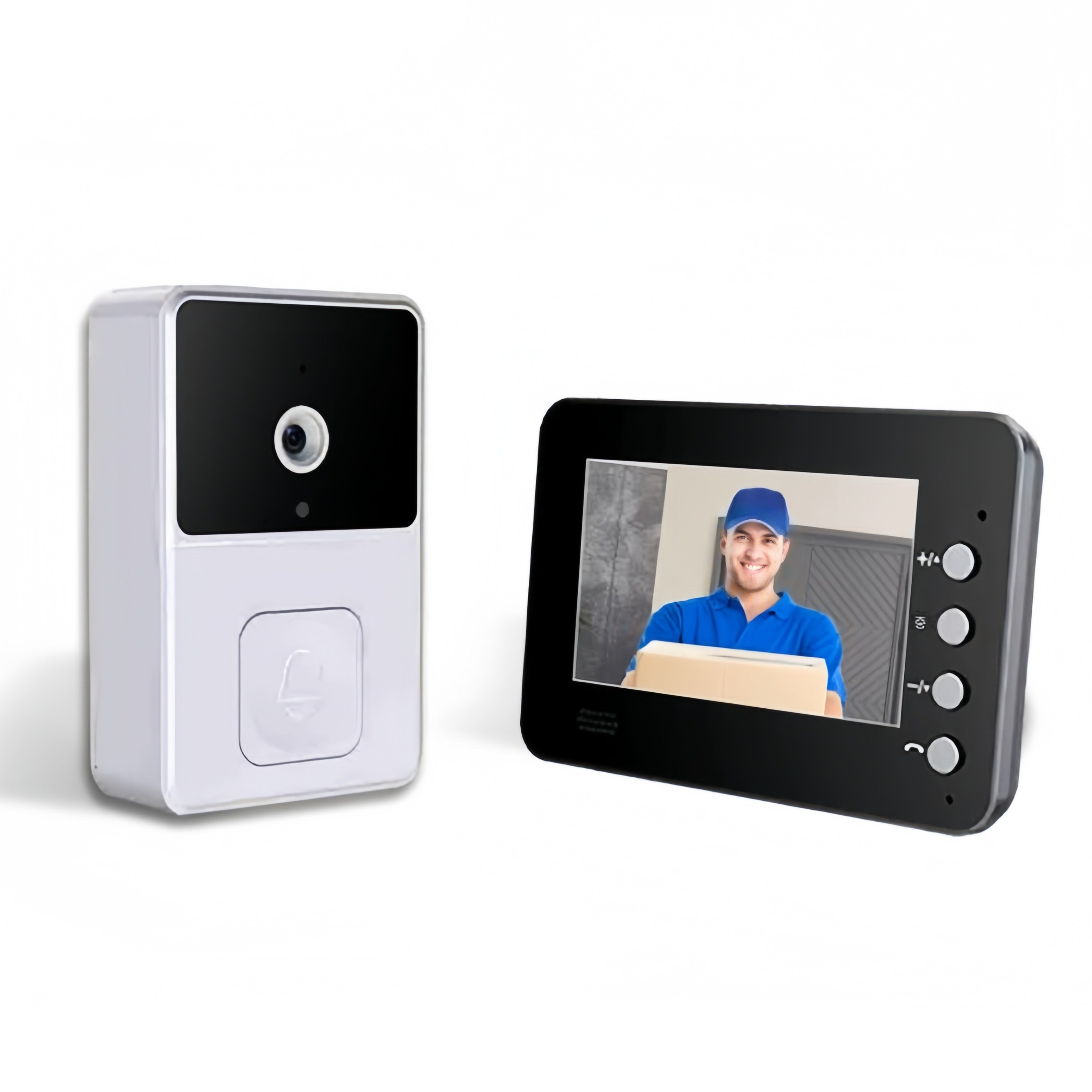 HOMIE 가정용 CCTV 지능형감지  양방향통화도어벨 4.3인치  간편 설치 다양한기능 비디오폰 가정을 위한안전 방어선 단단히구축 61,780원