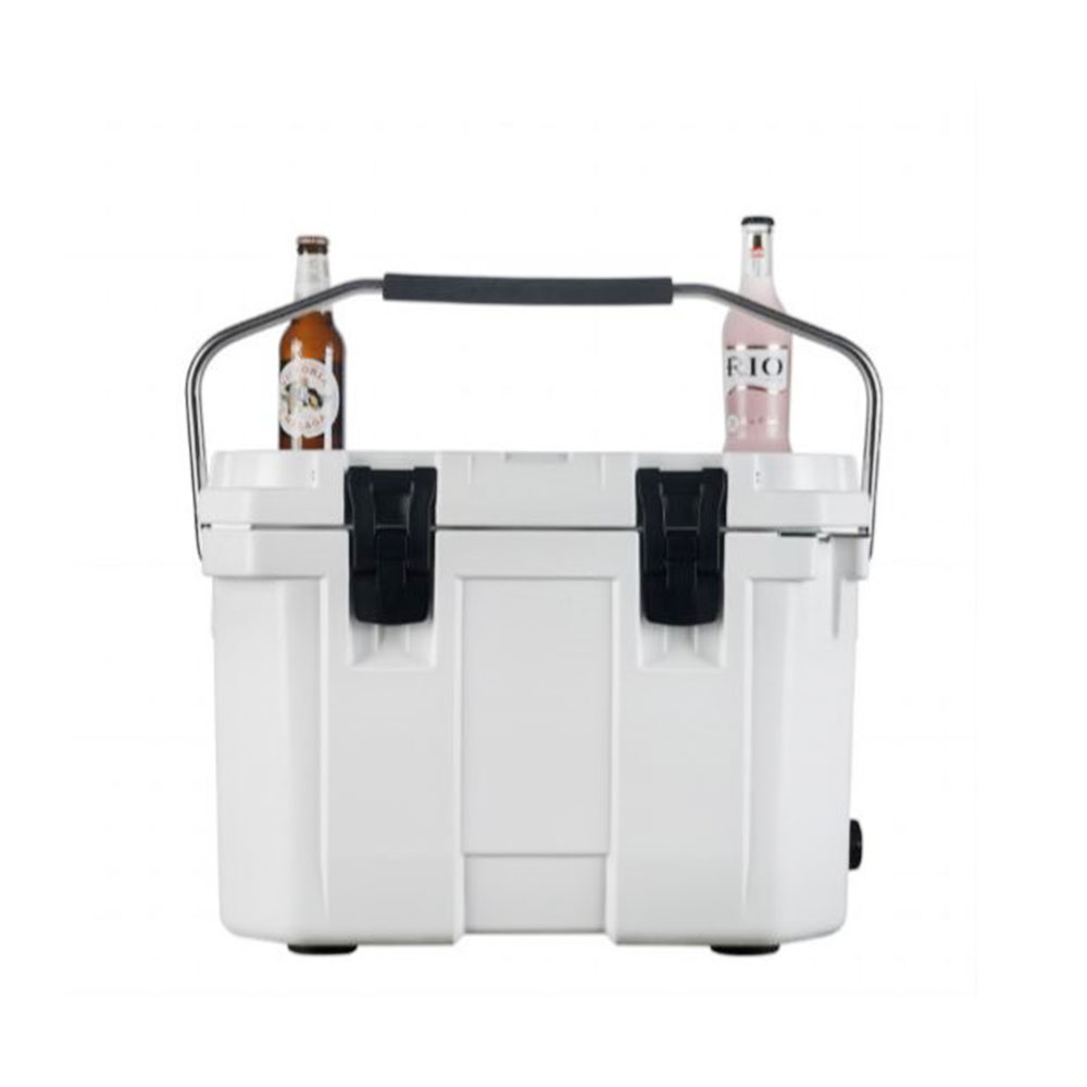 솔베이 카멜 아이스박스 바퀴형 캐리어 차량용 캠핑 낚시 아이스박스 아이스쿨러 45L, 아이보리 129,000원