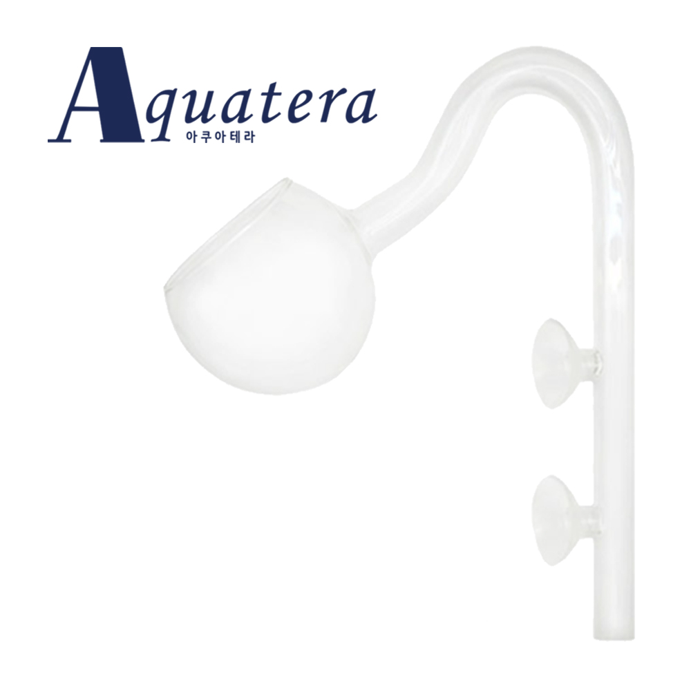 아쿠아테라 CH-GB13 수족관 릴리 파이프 유리 출수관 볼형 13mm 14,800원