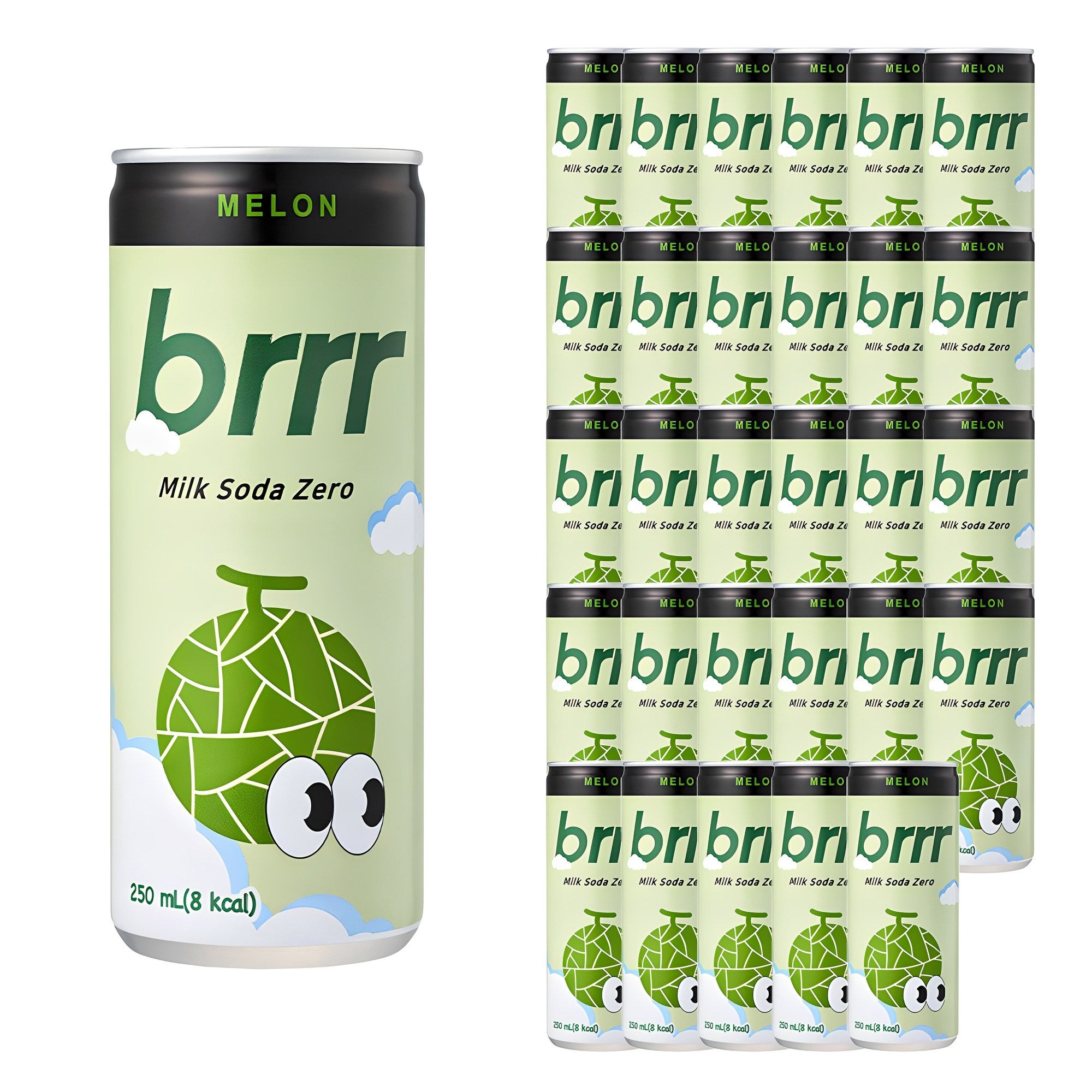 부르르 밀크소다 제로 메론, 250ml, 30개 15,800원
