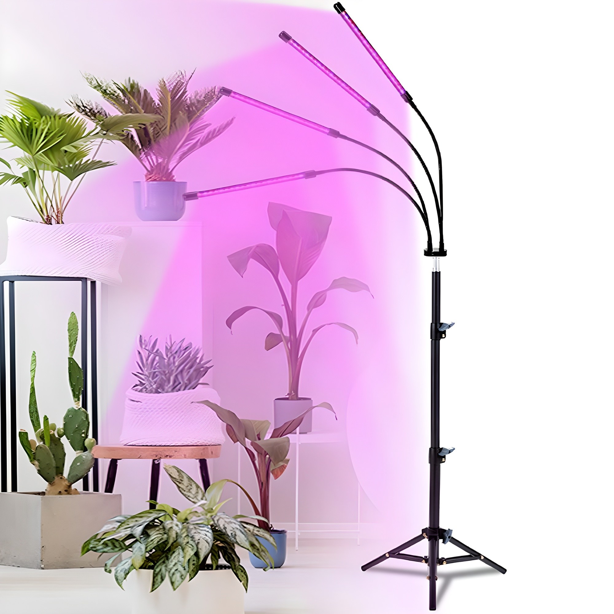 스마토이 스탠드형 LED 식물 성장조명 4구 + 삼각대 가드닝 세트 35,800원