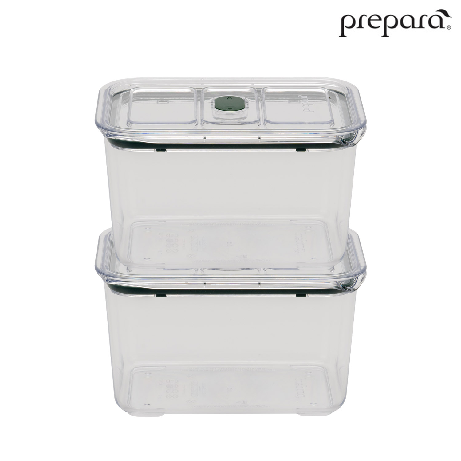 [프리파라] 브루클린 5호(2200ml) x 2개 (그린) 스마트 래치락 밀폐용기 반찬통, 1세트, 5호x2개 34,900원