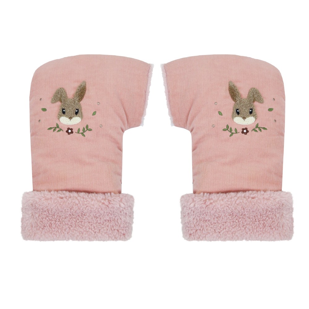 쿵스쿵스 킥보드장갑 유아 어린이 핸드워머 자전거 핸들커버 3중보온 트라이크 장갑, [핑크] 숲속의토끼, 1개 29,900원