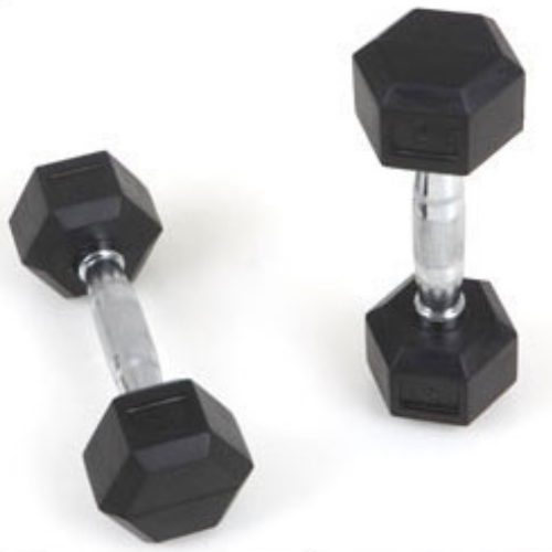 베스코 고무 육각 덤벨 3kg~30kg 2개 1세트 48,000원