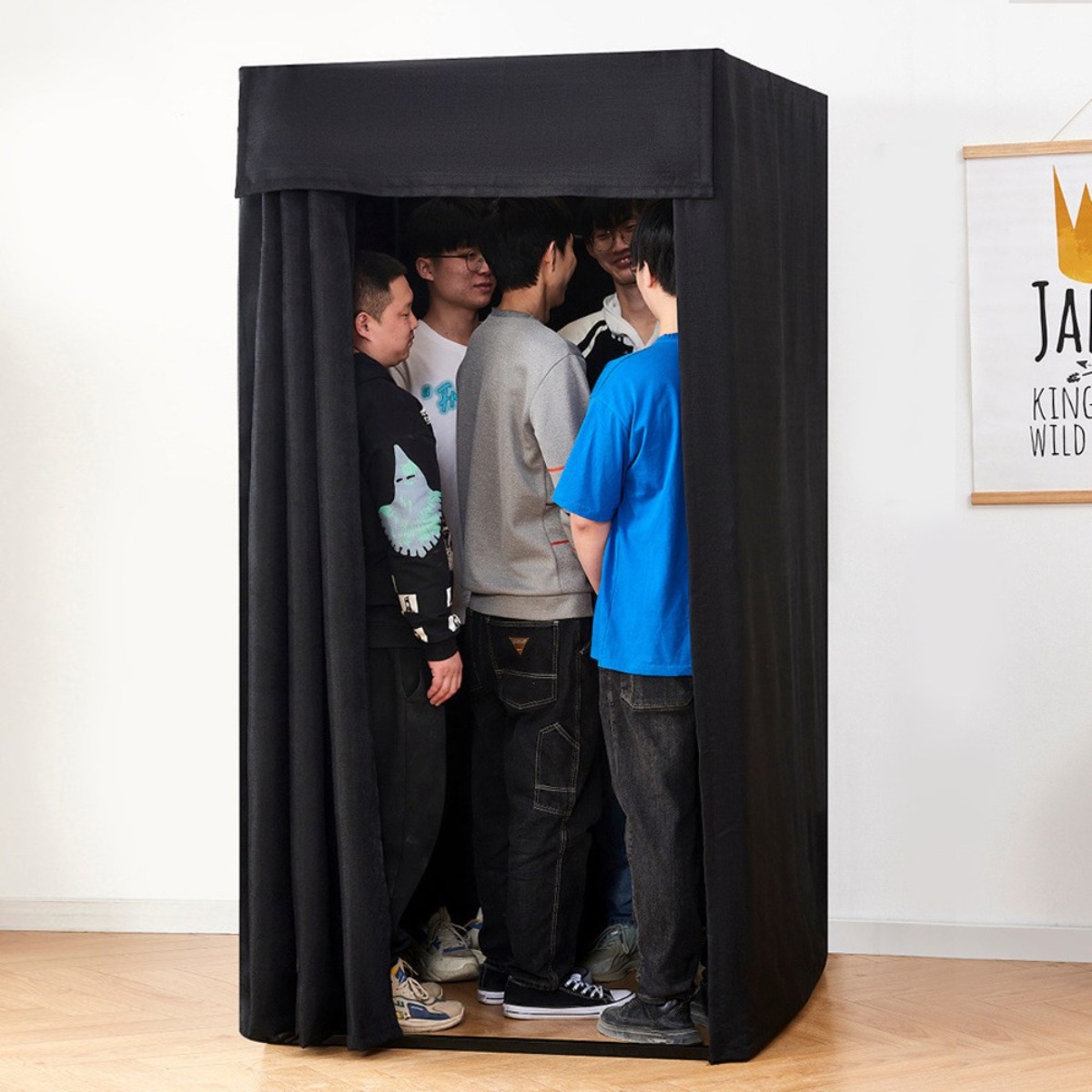 플루스 간이탈의실 사각형, 블랙 126,900원