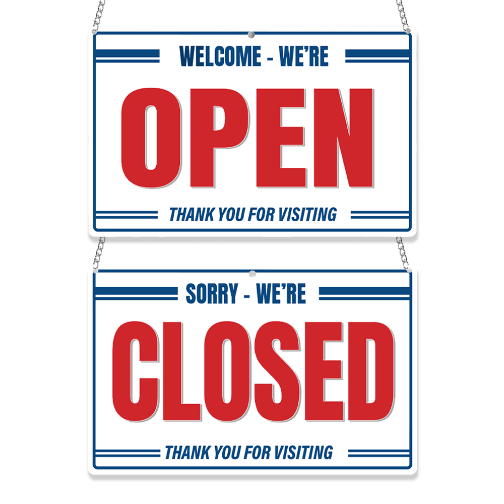 긱베어 레트로 영업중 오픈클로즈 Open Closed 안내 표지판 팻말, 1개, 01 아메리칸 13,900원