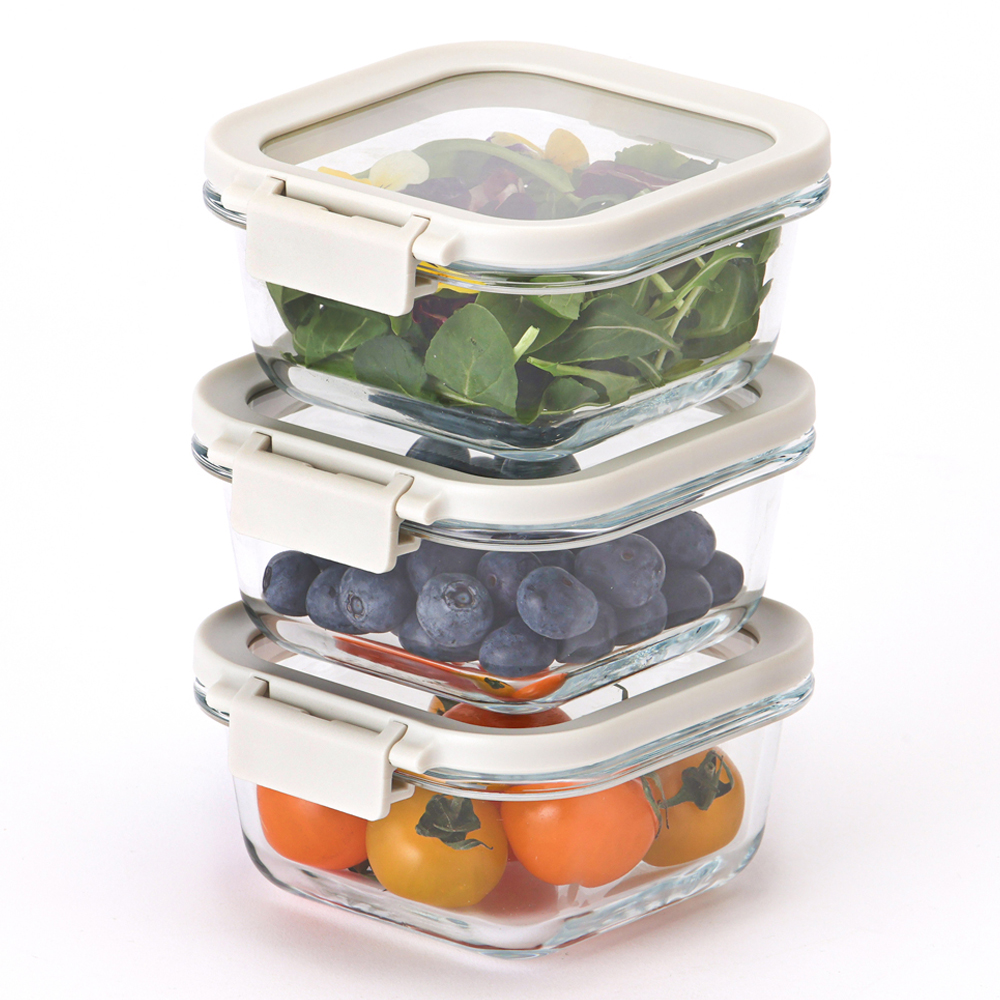 네오플램 코모도 내열유리 정사각 밀폐용기, 현재가 10,800원