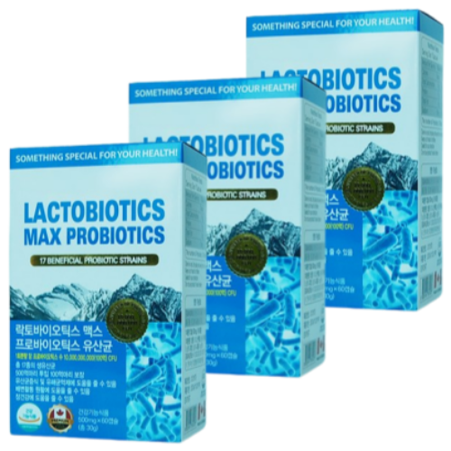 캐나다 락토바이오틱스 맥스 프로바이오틱스 유산균 60캡슐 생유산균 루테리유산균 장용성 500억투입 100억마리보장 93,500원