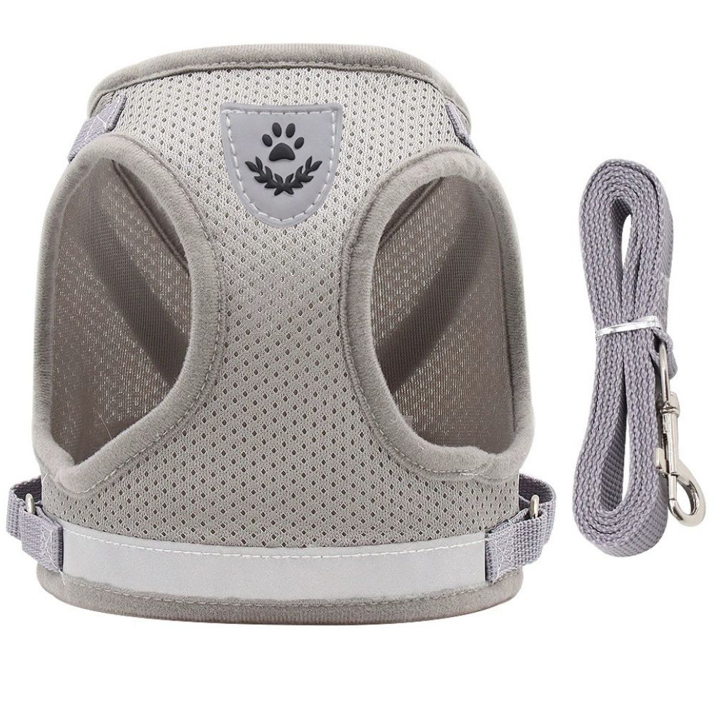 아렌샵 매쉬한 강아지 하네스 고양이겸용, 그레이 6,000원