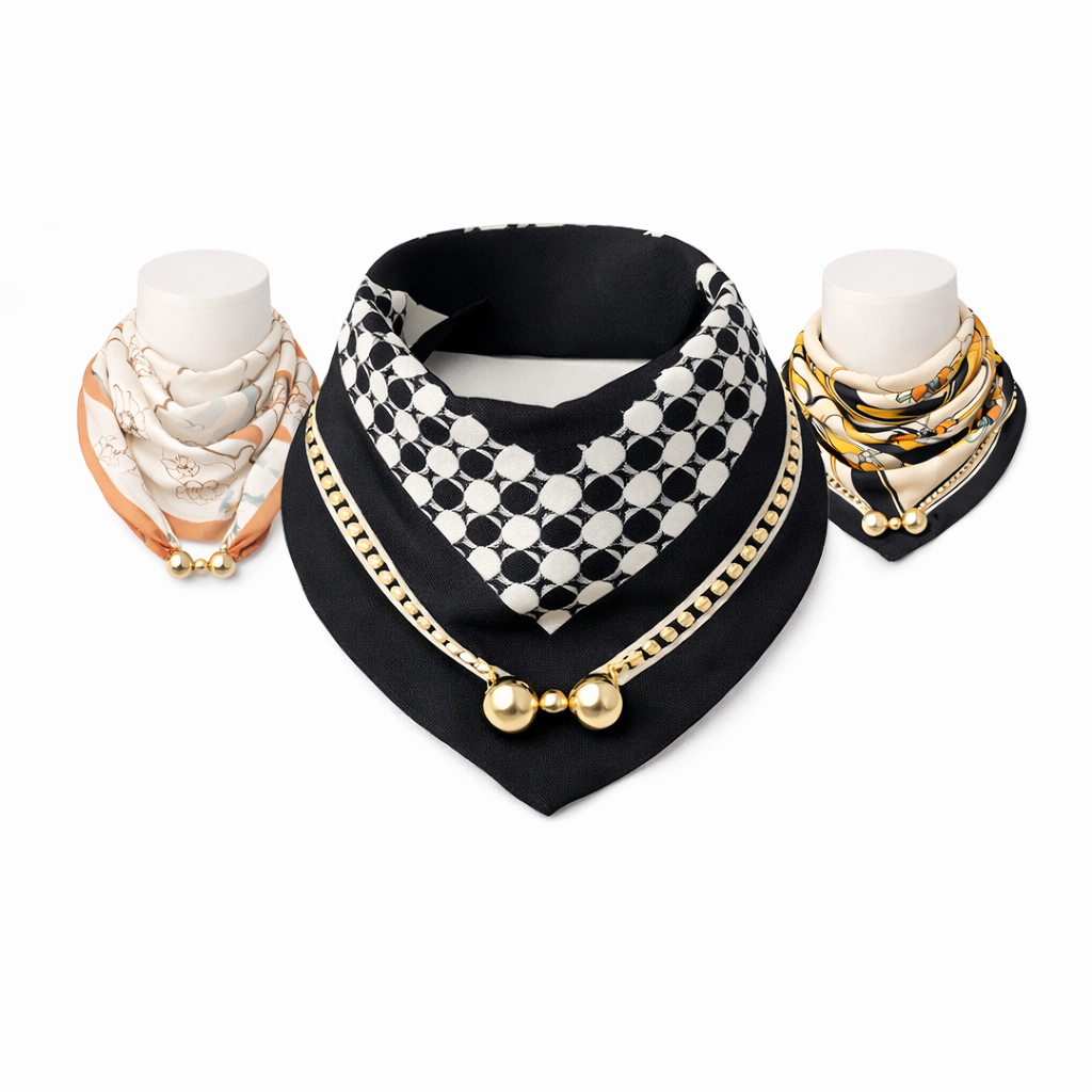 1+1+1 erhos 고급 자석 버클 쁘띠 사각 스카프 19,900원