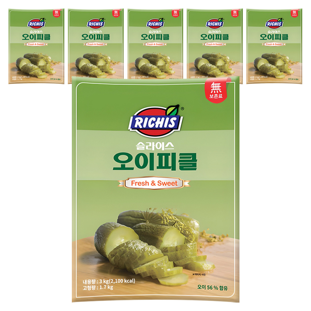 리치스 슬라이스 오이피클 41,550원