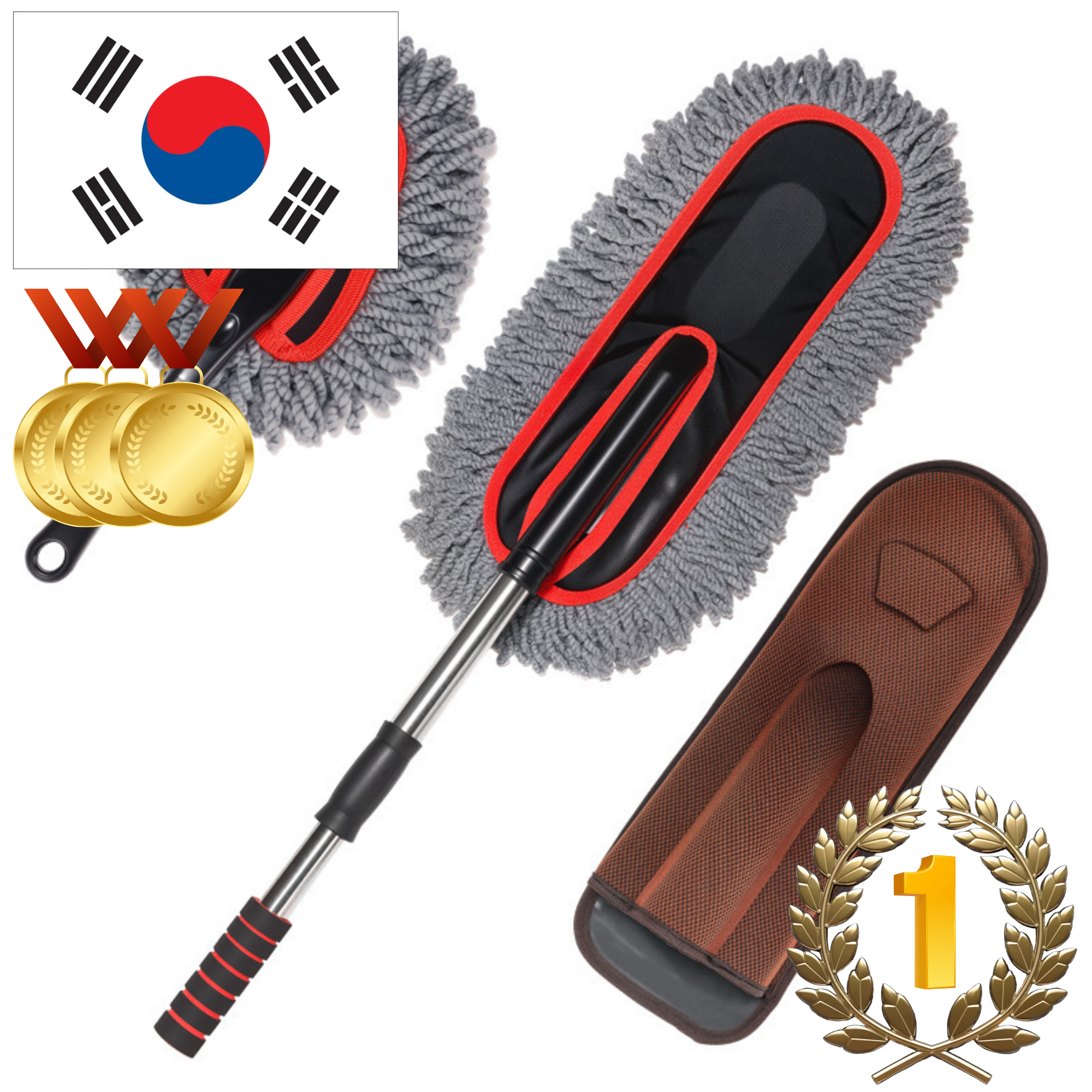 포르페 극세사 차량 먼지털이 브러쉬, 1개 19,100원