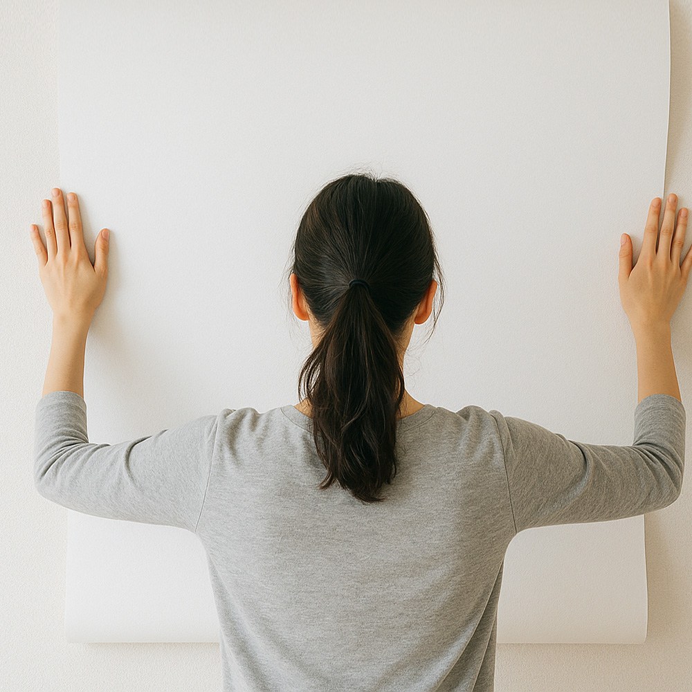 LX Z:IN 만능 풀바른벽지 화이트 합지 휘앙세93 셀프 도배 LG벽지 인테리어 7,600원