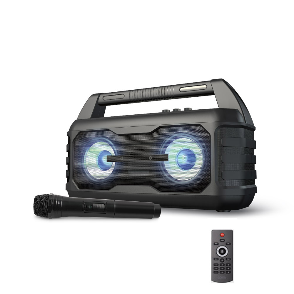 TWS 블루투스 스피커 사운드 앰프 유 무선마이크 FM라디오 멀티 야외 버스킹 휴대용 AUX USB 이동형 엠프 78,700원