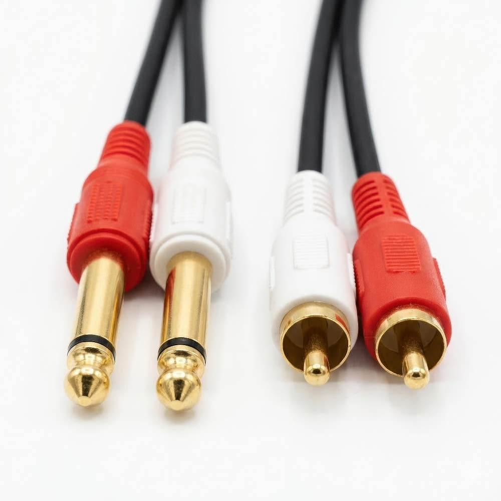 55TS 2P - 2RCA 고급형 국내 제작 음향케이블 믹서 앰프 언밸런스 케이블 5M 16,000원