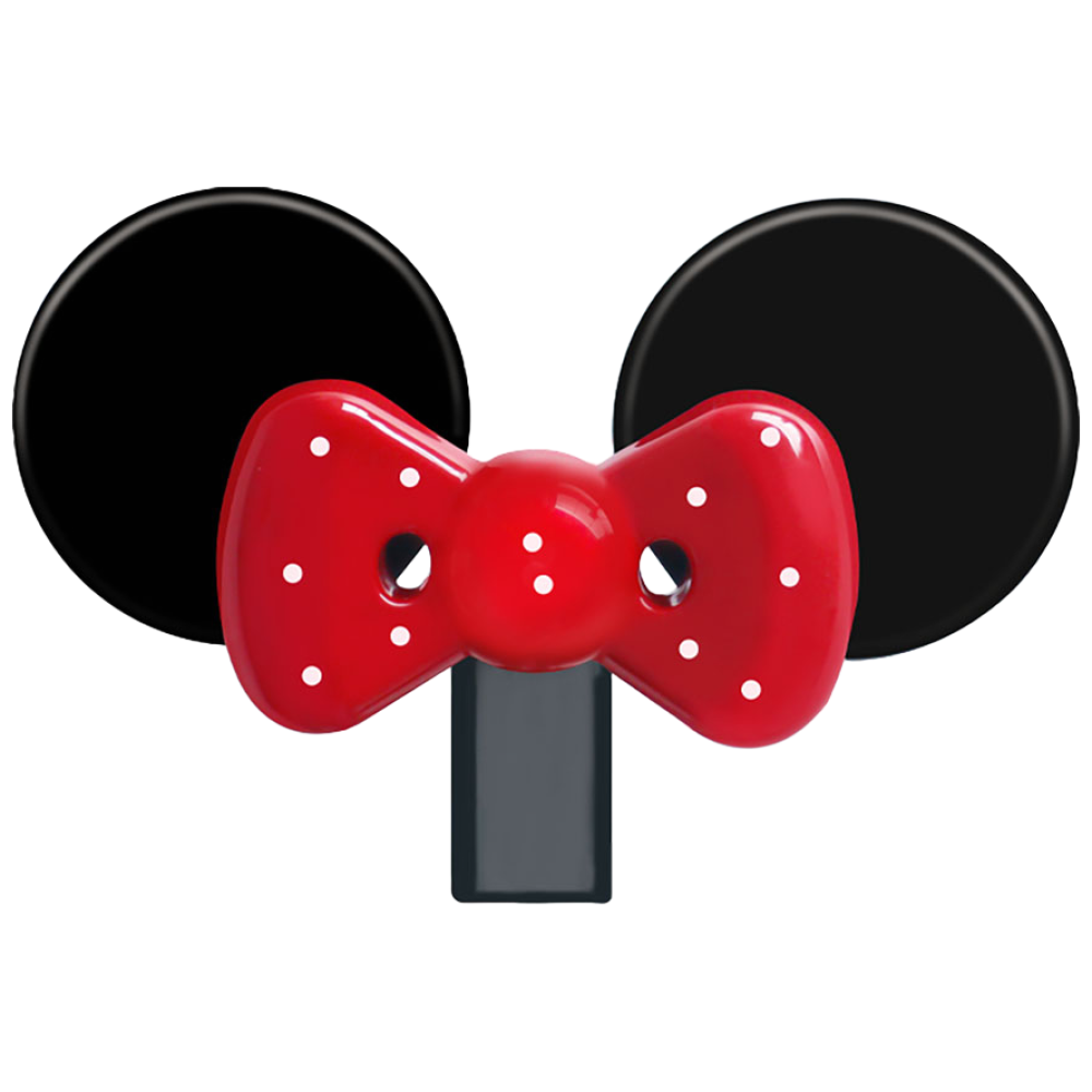 미니쿠퍼 미니 미키 대시보드 귀 악세사리 장식 용품, 미키귀 둥근 레드 리본, 1개 23,000원