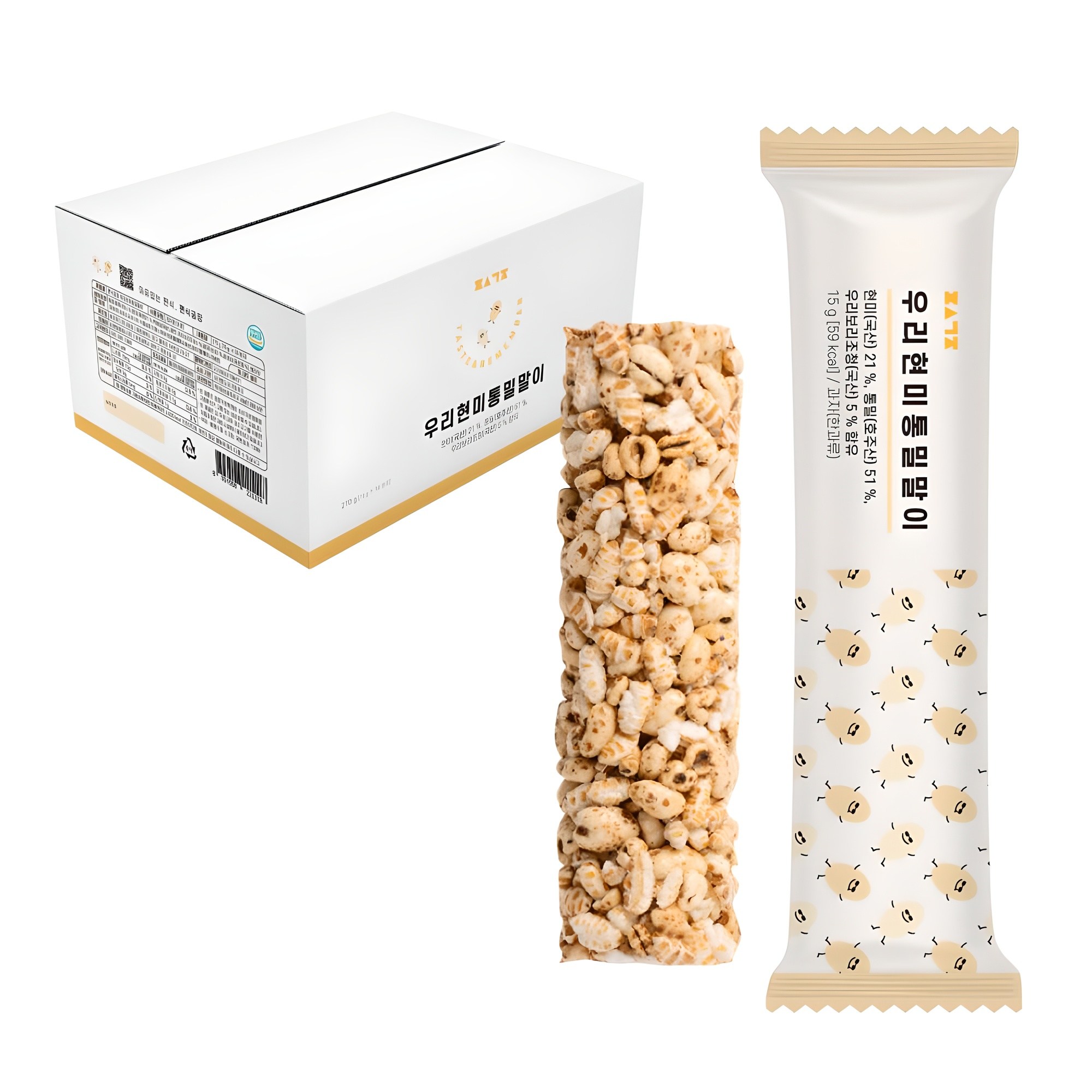 편식공장 우리현미 통밀말이, 15g, 18개 15,900원