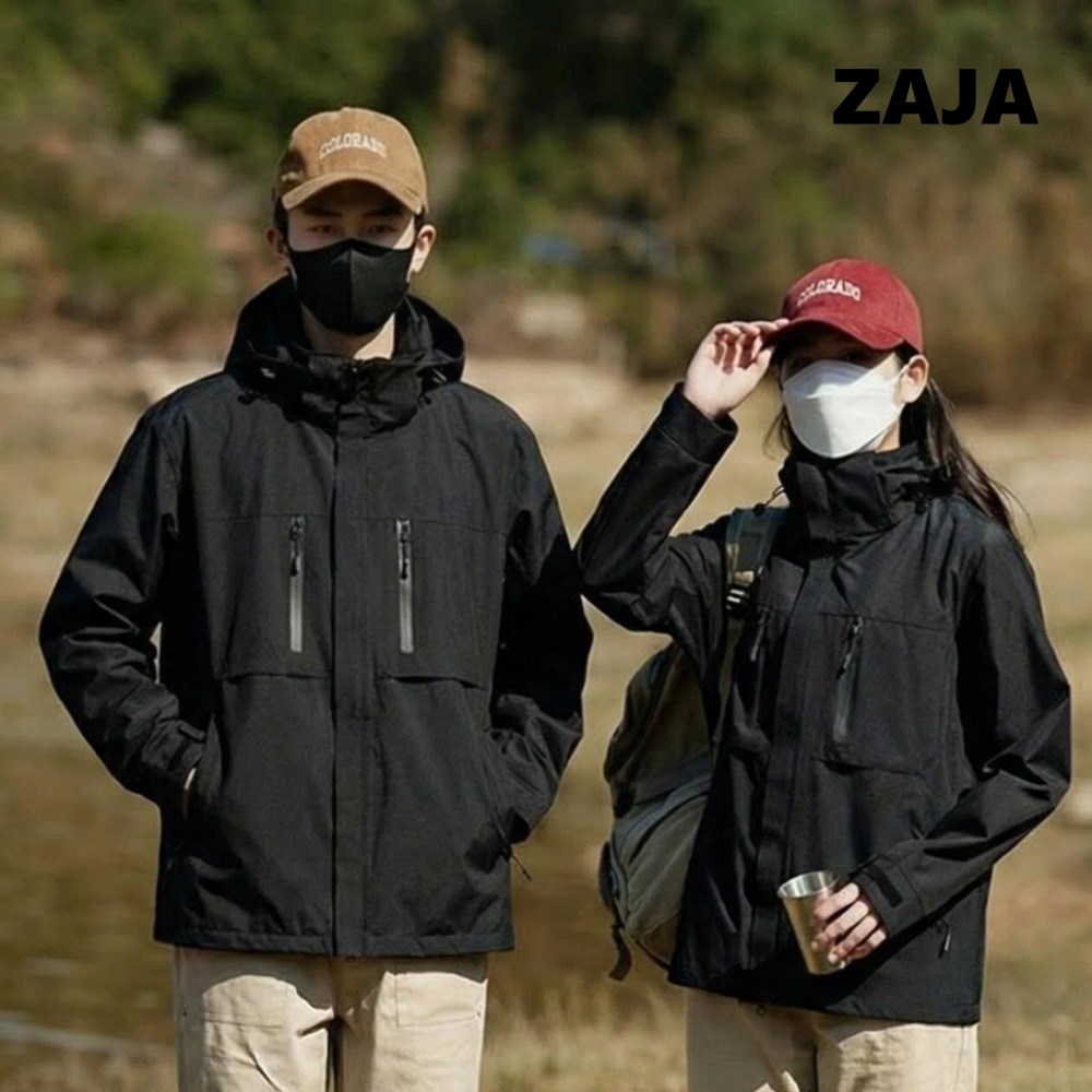 ZAJA 남녀공용 춘추 바람막이자켓 아웃도어 등산복 방풍방수방한점퍼 37,880원