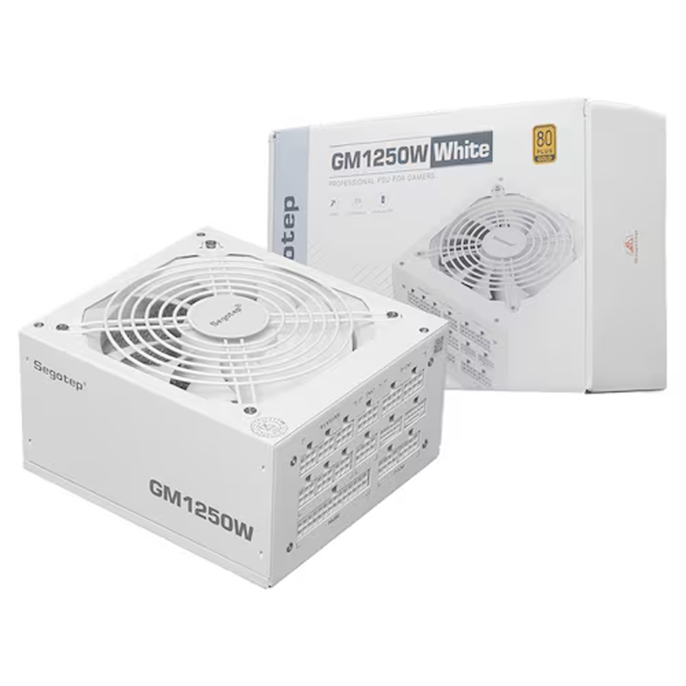 Segotep GM1250W 80PLUS골드 풀모듈러 ATX3.1 WHITE PSU PC 파워서플라이, 파워서플라이 176,500원
