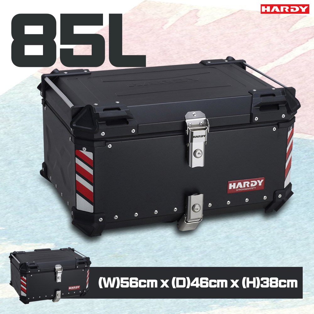 HARDY 오토바이 알루미늄 탑박스 45L 55L 65L 80L 100L 배달가방 배달통 300,000원