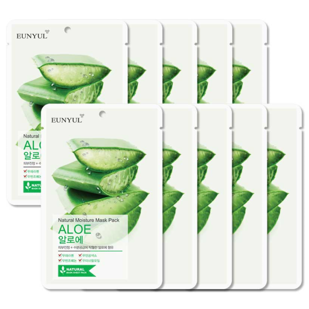 은율 내츄럴 알로에 마스크팩, 1개입, 20개 9,990원