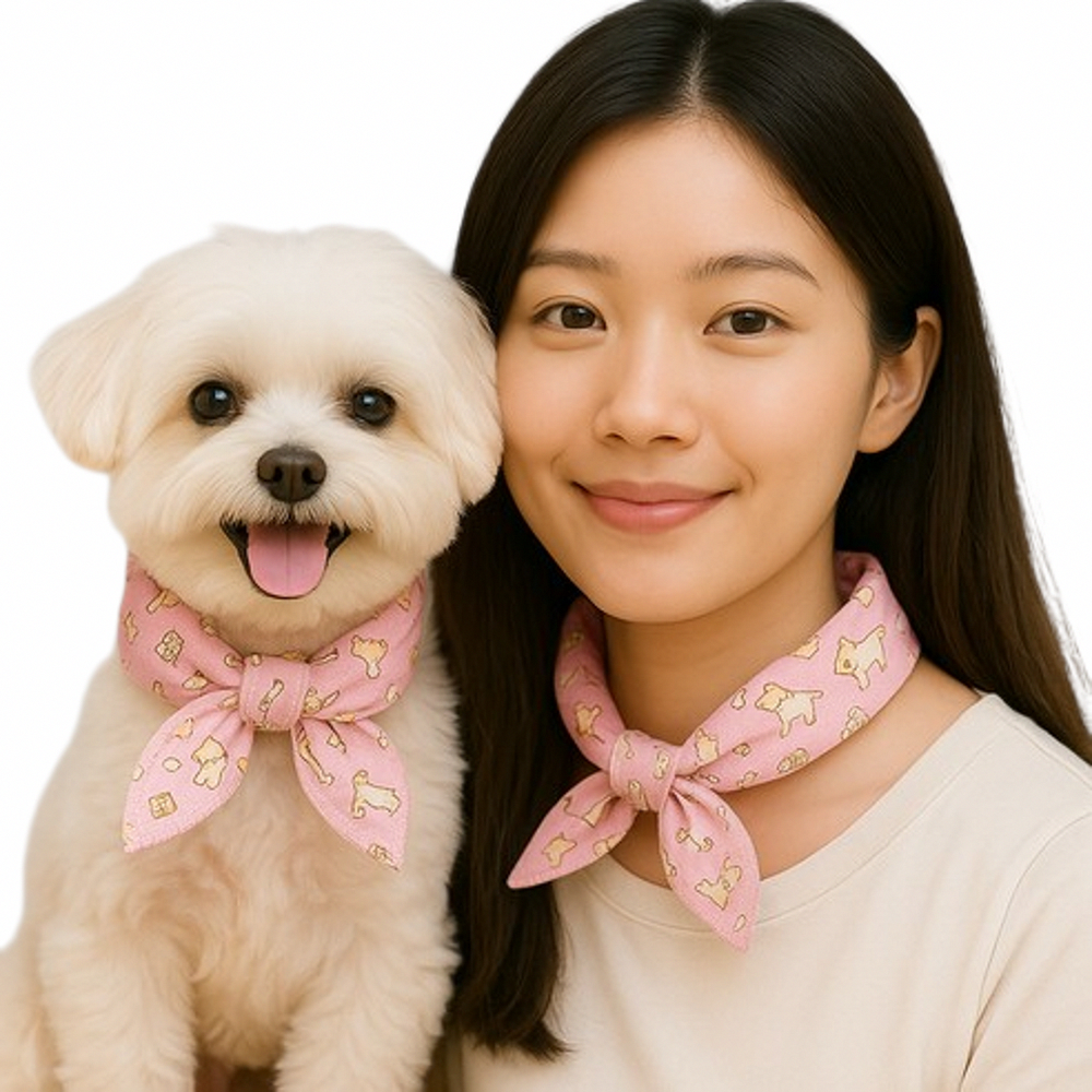 그램도그 강아지 쿨스카프 쿨링 넥쿨러, 1개, 핑크 9,800원