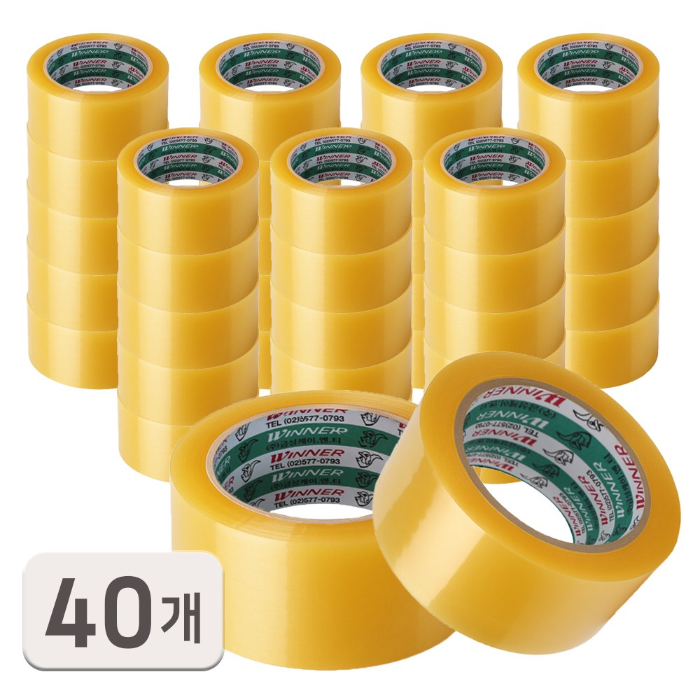 금성 K&T 박스테이프 경포장 48mm x 80M 36,000원