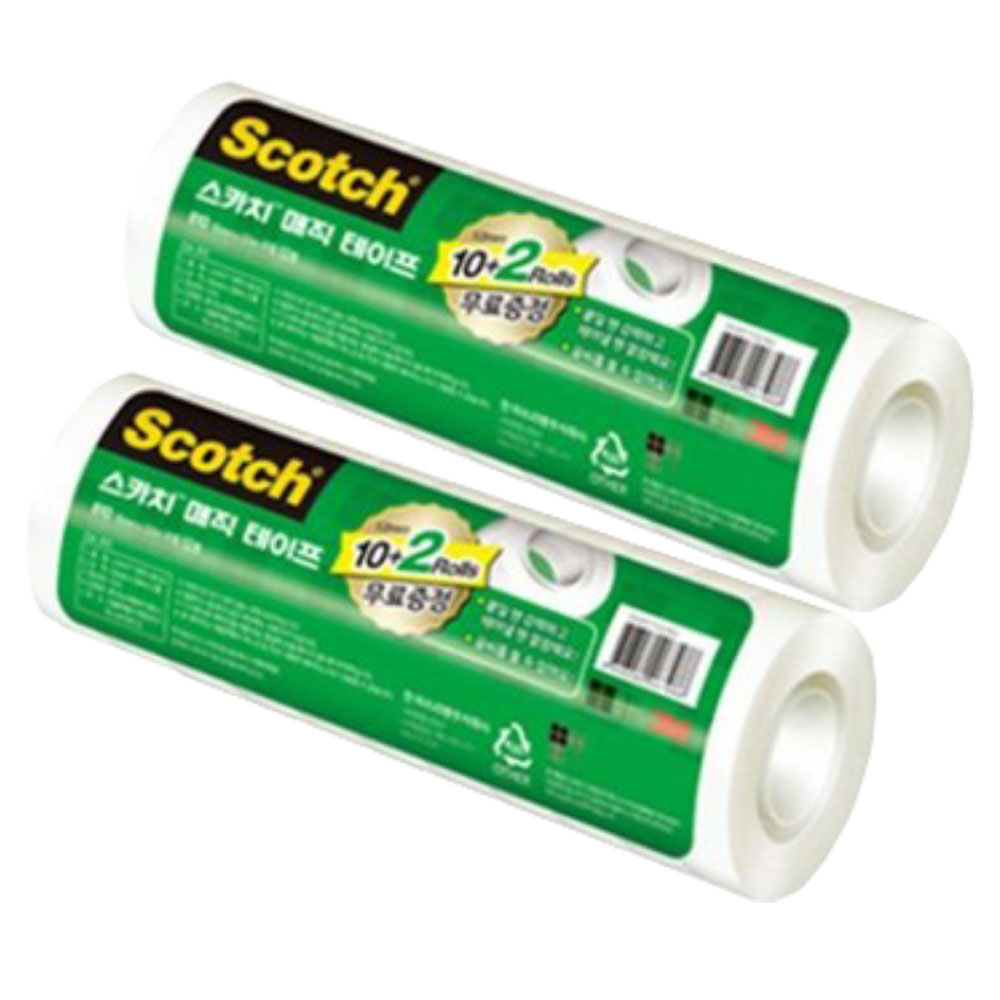 쓰리엠 스카치 매직테이프 리필 18mm x 20m 12p 39,300원